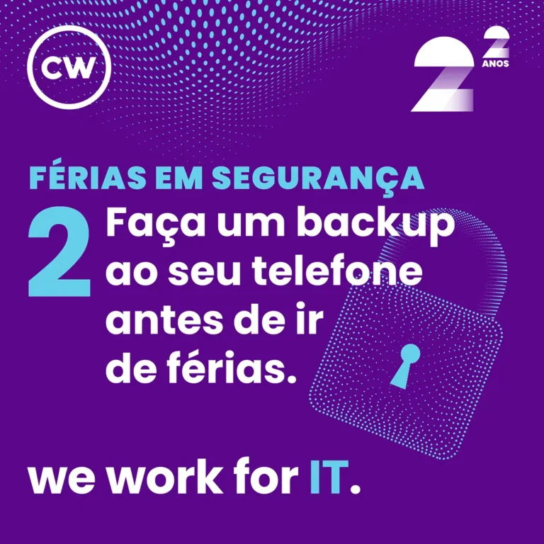 Férias em segurança com a CompuWorks Férias em segurança com a CompuWorks