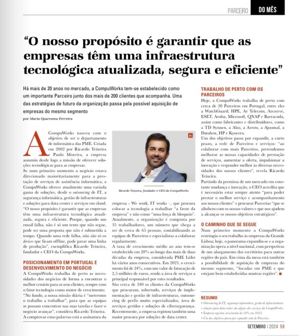 Compuworks: O seu Estado Atual e o seu Desenvolvimento